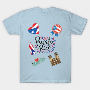 I love peurto Rico _peurto Rico flag T-Shirt